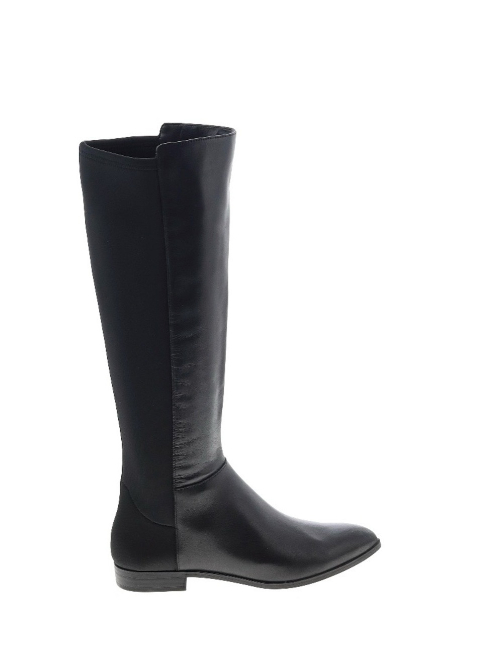 Nine West Black Knee High Smooth Leather Boots